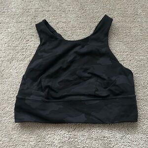 Lululemon Sports Bra black camo